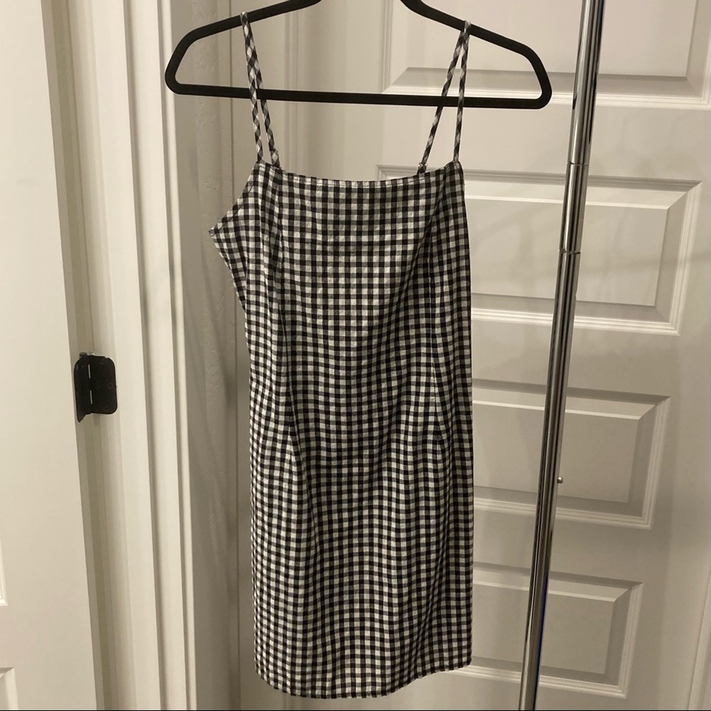 gingham dress, size medium